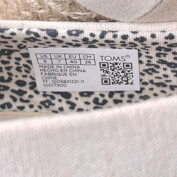 TOMS Michelle Espadrille Peep Toe Wedge - Picture 13 of 15